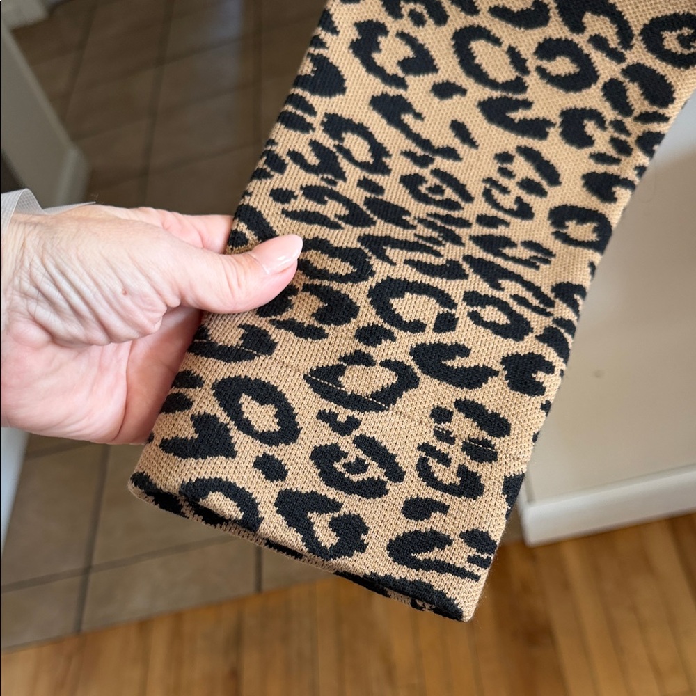 Current Air Leopard Print Button-Down Jacket - Ta… - image 6